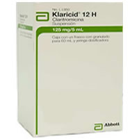 KLARICID PED 125 MG 60 ML, Clarithromycin