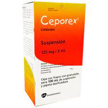 Ceporex 125mg SUSP 100ml, Cephalexin