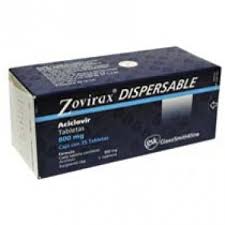 Zovirax 800mg 35 Tabs Dispersible, Acyclovir