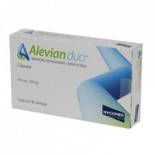 Alevian Duo 100 mg/300mg 16 Caps, Bromuro de Pinaverio, Dimeticona