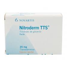 NITRODERM TTS 25/5MG 7 PARCHES, Nitroglycerin