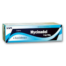 Mycinadol Cream 1.5g 60g,  Aceclofenaco