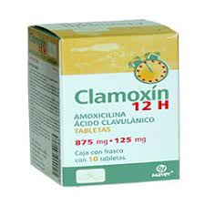 12 Hour Clamoxin ADULTS 875mg 125mg 10 tabs