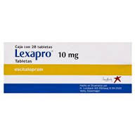 Lexapro 10mg 28 Tabs, Escitalopram