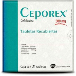 Cephalexin 500mg 21Tabs, Ceporex